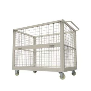 China Carbon Structural Steel Mesh Butterfly Cage Acid Resistant Foldable on sale