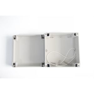 380g 160x160x90mm Abs Project Enclosure With Brass Inserts