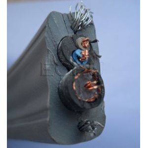 Flat Traveling TV Cable for Elevator with CE certificate TVVBPG in bunch core