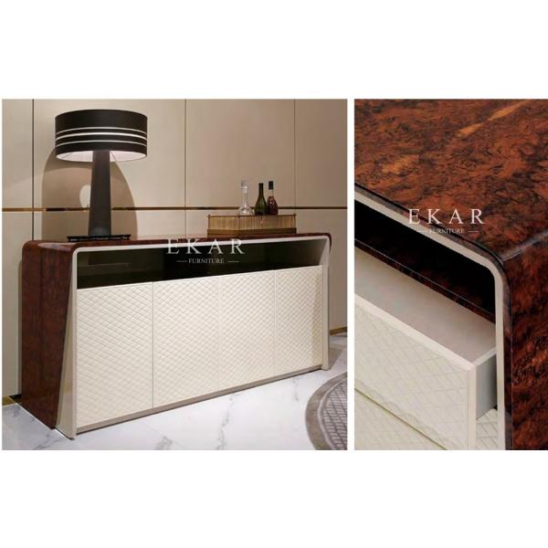 Modern Italian Design Dining Room High Gloss Veneer Sideboard W006D7