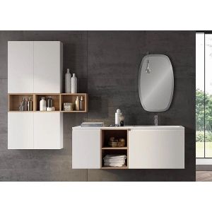 China 1000mm Contemporary Bathroom Cabinets on sale