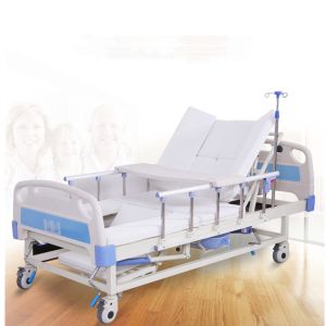 China Steel Nursing Multifunctional Medical Patient Bed Turning Manual Medical Bed on sale