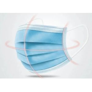 Quality N90 Standard Ordinary 3 Ply Face Mask , Custom Non Woven Disposable Mask for sale