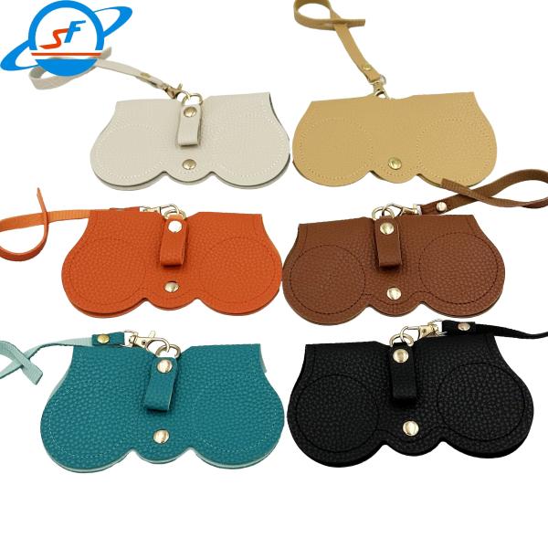 Buy Custom Logo Estuches Para Gafas Pu Leather Sunglasses Case Unisex at wholesale prices