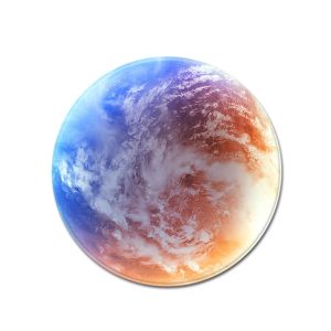 Planet Round Area Rugs Machine Washable Gaming Chair Rug