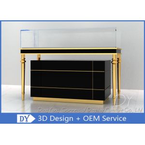 OEM Jewelry Showcase Display Pull - Out Drawers With Lights And Locks
