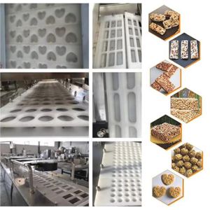 Multinational oat chocolate cereal fruits nuts candy bar moulding machine /