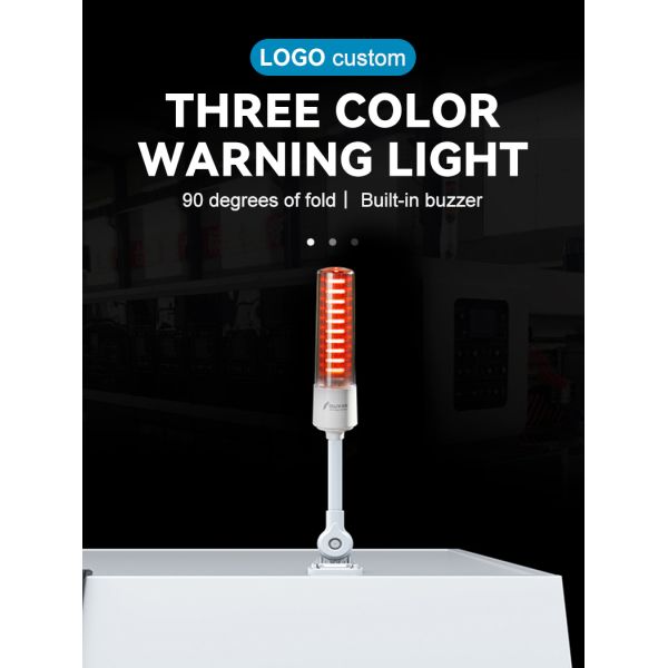 LED 24 Volt RYG Tricolor Signal Warning Light Waterproof High Brightness