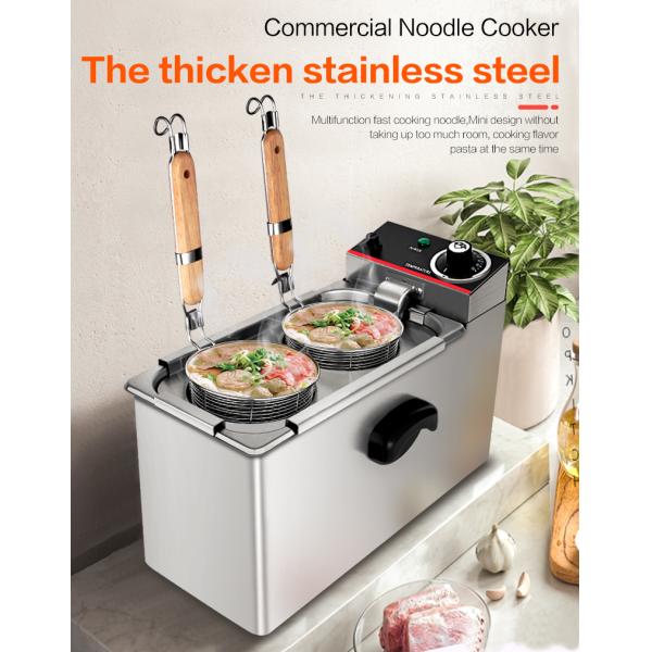 220v Voltage Electric Noodle Cooker Temperature Range 30-110 C Perfect for Restaurant
