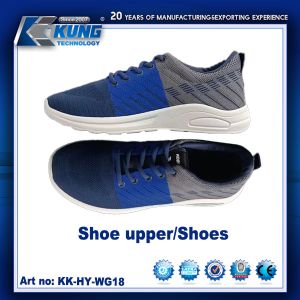 Customized High Elastic Breathable Children Shoes Upper Non Slip