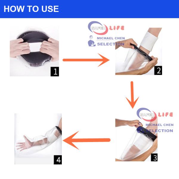 Wholesale waterproof cast cover protector for shower wholesale factory fast delivery