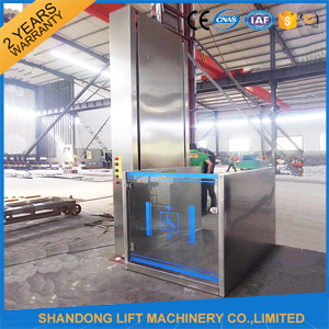Residential Vertical Handicap Stair Wheelchair Platform Lift Elevator For Disabled
