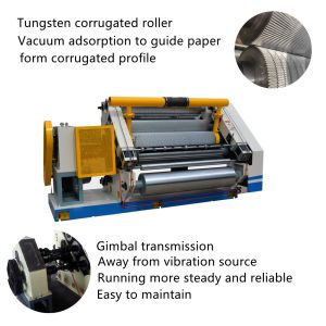 Semi Automatic 1800mm Single Facer Machine Custom Oem F Flute