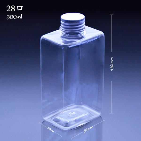 Buy 42mm PET Freshly Squeezed 300ml Disposable Juice Bottles Packaging at wholesale prices