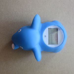 Custom make cartoon bear baby bath toy water temperature thermometer