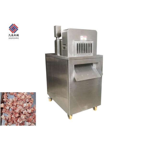 Buy Beef Pork Lamb Cube Dicer Machine / Frozen Meat Cutter High Speed 500-800KG/H at wholesale prices