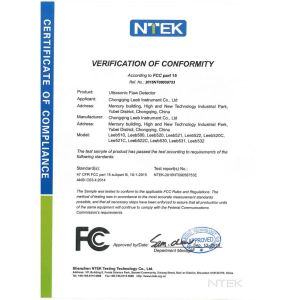Chongqing Leeb Instrument Co.,Ltd Certifications