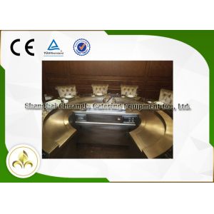 Professional Circle Stainless Steel Teppanyaki Grill Table Royal Taste Designed
