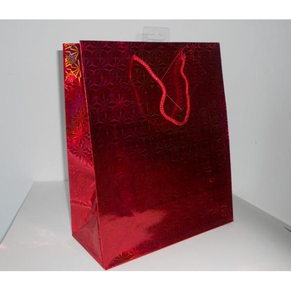 Buy holographic paper bag for shopping paper gift bag at wholesale prices
