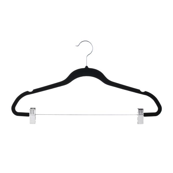 Buy Trouser Metal Clips Slim Velvet Hangers Multipurpose at wholesale prices
