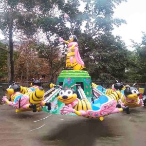 Outdoor Kids Amusement Ride , Self Controlled Bumble Bee Ride