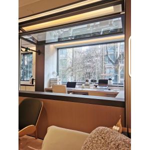 folding window aluminum balcony vertucal