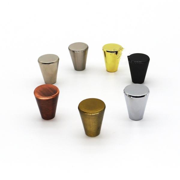 Gold Wardrobe Cabinet Drawer Door Handles Furniture Tapered Zinc Alloy Drawer Handles