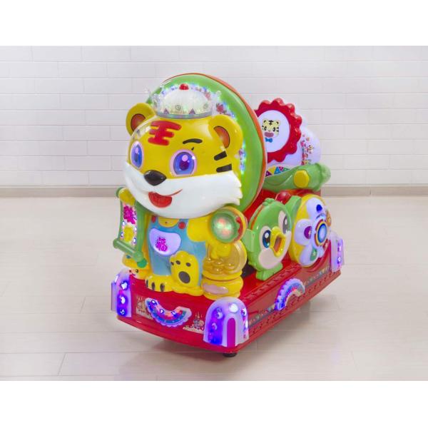 Eletronic Kids Swing Machine Shopping Mall Children Coin Pusher Game Center Dreamland Amusement Games Tiger Kiddie Rides Ex-work