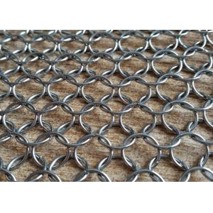 Architecture Decoration Stainless Steel Metal Ring Mesh for Room Divider Curtain