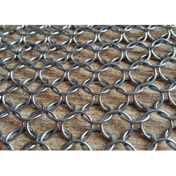 Architecture Decoration Stainless Steel Metal Ring Mesh for Room Divider Curtain