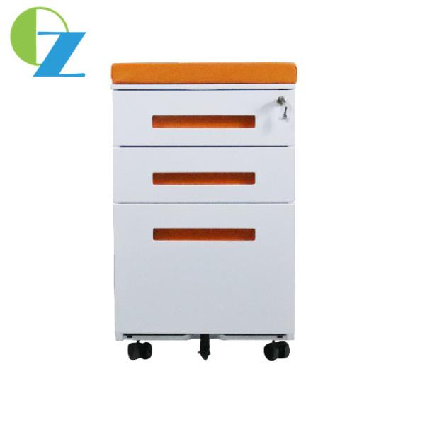 Buy OEM Rotating Mobile Pedestal Cabinet With PU Castor Wheels at wholesale prices
