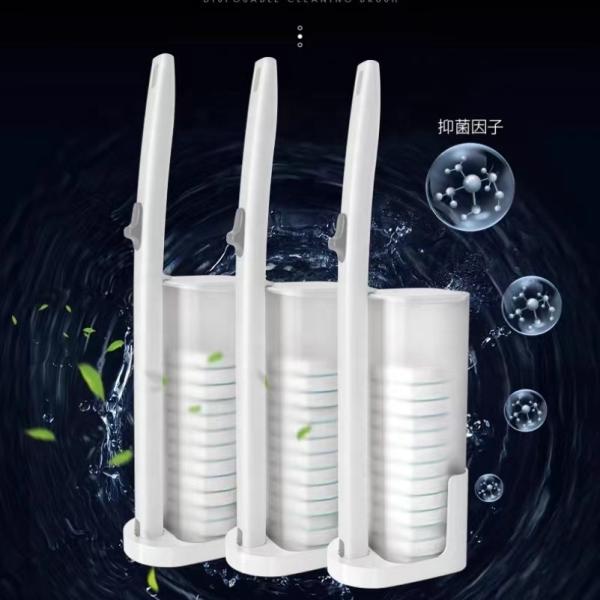 Custom Disposable Toilet Brush with Odor Control