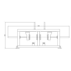 Industrial Epoxy Resin Machine With Machine Weight 5300KG-9200KG And Clamp Plate