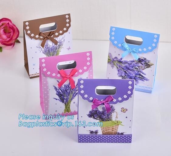 Luxury Black Rectangle Kraft Paper Pouches Gift Shopping Bags Party Carrier,factory price fashionable custom shopping ha