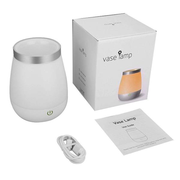 Touch Control Small Night Light Lamps , Vase Style Table Lamps Pen Pot Holder Fish Jar