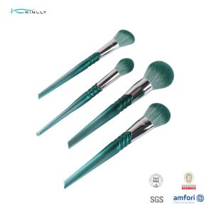 9pcs Soft Makeup Brushes Beveling Aluminum Ferrule Beauty Creations Brushes