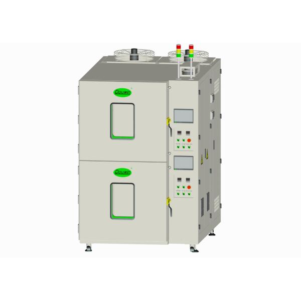 Small Climatic Multilayer Test Chamber Two Zones With Temperature Resistant