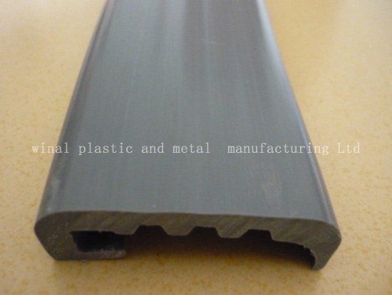 PVC Anti-collision wall handrail,plastic PP PVC ABS-AL extrusion parts.size and