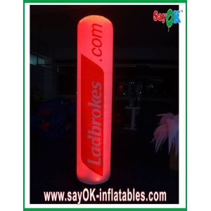 Versatile Safe Inflatable Pillar 190T Nylon Cloth With Logo Printing