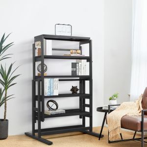 Foldable 30.5" Height Solid Wood Dinner Table Multifunctional