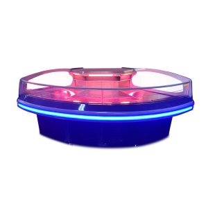 Stainless Steel Fan Cooling Meat Display Freezer -2 to 8.C with LED Light