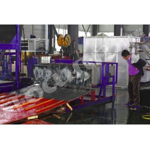 Transparent Block Ice Machine Brine Way Clean Crystal Ice Maker with R404A