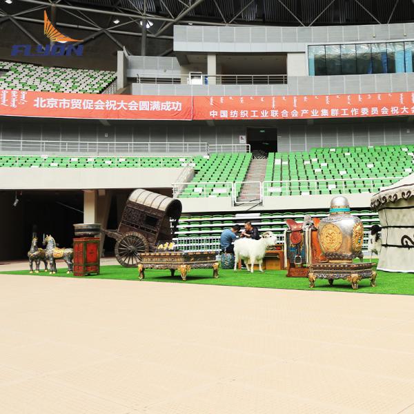 Buy UV Resistant Outdoor Portable Flooring High Density Polyethylene Durable Weather Resistant Solution at wholesale prices