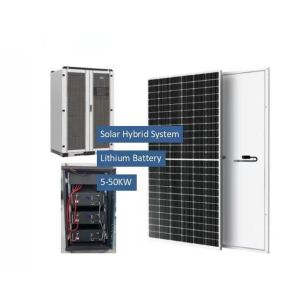 MC4 MPPT Complete Off Grid Solar System Kit For Home Hybrid Solar Energy