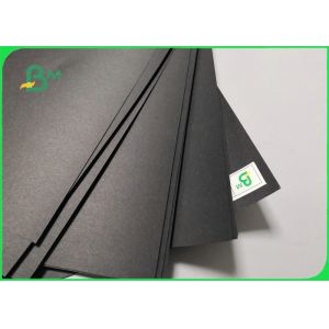 Uncoated Black Card Paper For Jewelry Box 300gsm 350gsm Good Stiffness