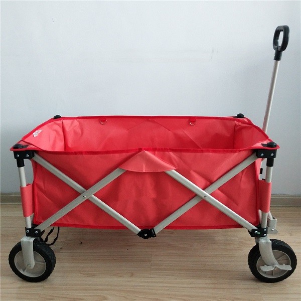 Colorful Folding Sports Wagon Outdoor Small Volume All Terrain Beach Wagon