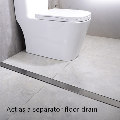 Electroplated Linear Square Floor Drain with Anti-Odor and Waterproof Technology