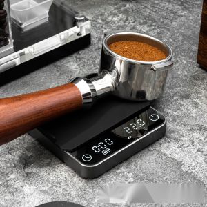 Quality Digital Coffee Scale 2kg/0.1g Customized Size Rechargeable Timer ABS Design for Tea Tools for sale