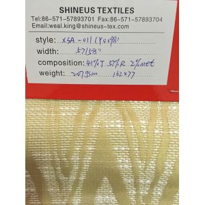 Quality Jacquard woven fabric with metallic for sale