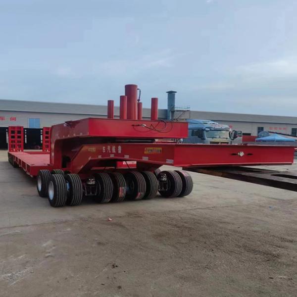 Customizable Steel Multi-Bridge Low-Flatbed Transporter Mechanical Suspension